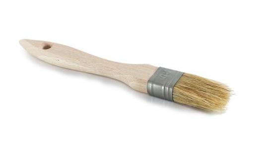 Кисть с деревянной ручкой 30мм (10)
